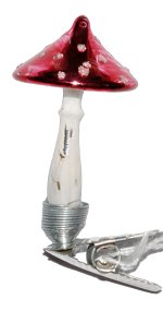 Tiny Spitz Mushroom<br>Vintage Nostalgia Ornament